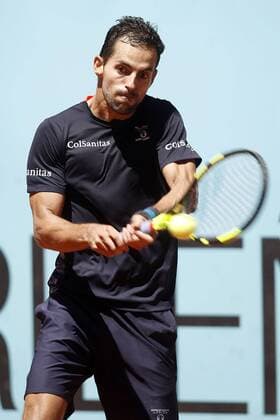 Santiago Giraldo, Colombia, during Madrid Open Tennis 2016 match.May, 3, 2016.  (2016050311)