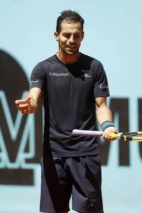 Santiago Giraldo, Colombia, during Madrid Open Tennis 2016 match.May, 3, 2016.  (2016050313)