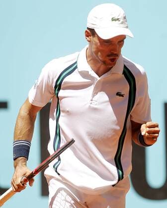 Roberto Bautista Agut, Spain, during Madrid Open Tennis 2016 match.May, 3, 2016.  (2016050354)