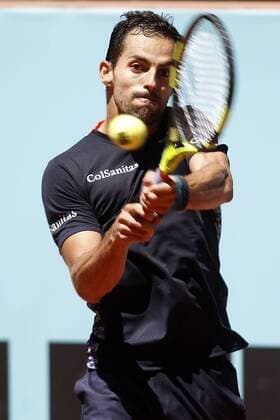 Santiago Giraldo, Colombia, during Madrid Open Tennis 2016 match.May, 3, 2016.  (2016050309)