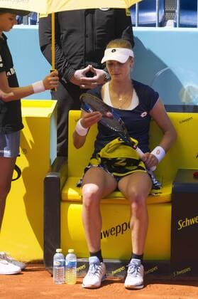 Ekaterina Makarova Jekaterina Walerjewna Makarowa beim Match Ekaterina Makarova vs Timea Bacsinszky beim Mutua Madrid Open 2016 Tennisturnier im Sportkomplex Caja Magica. Madrid, 03.05.2016 Foto:xDyDxFotografosx xFuturexImage - 