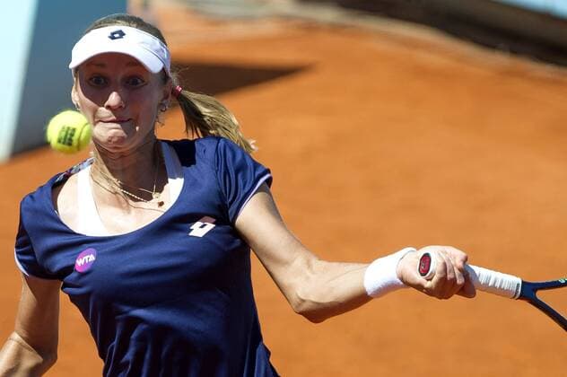 Ekaterina Makarova Jekaterina Walerjewna Makarowa beim Match Ekaterina Makarova vs Timea Bacsinszky beim Mutua Madrid Open 2016 Tennisturnier im Sportkomplex Caja Magica. Madrid, 03.05.2016 Foto:xDyDxFotografosx xFuturexImage - 