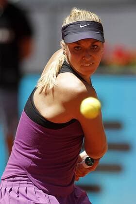 Sabine Lisicki, Germany, during Madrid Open Tennis 2016 match.May, 3, 2016.  (20160503116)