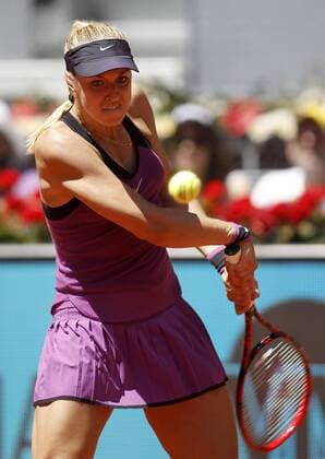 Sabine Lisicki, Germany, during Madrid Open Tennis 2016 match.May, 3, 2016.  (2016050393)