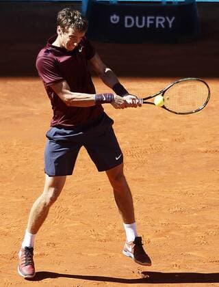 Andrey Kuznetsov, Russia, during Madrid Open Tennis 2016 match.May, 3, 2016.  (20160503195)