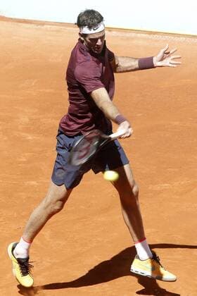 Juan Martin Del Potro, Argentina, during Madrid Open Tennis 2016 match.May, 3, 2016.  (20160503133)