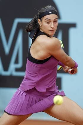 Caroline Garcia, Francia, during Madrid Open Tennis 2016 match.May, 3, 2016.  (20160503248)