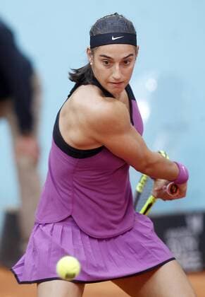Caroline Garcia, Francia, during Madrid Open Tennis 2016 match.May, 3, 2016.  (20160503254)