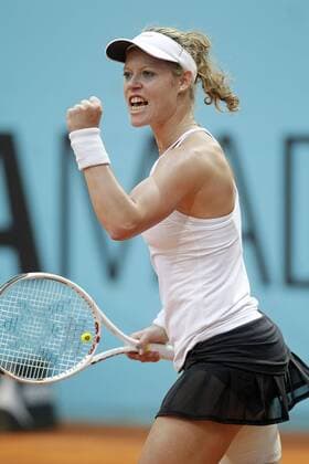 Laura Siegemund, Germany, during Madrid Open Tennis 2016 match.May, 3, 2016.  (20160503304)