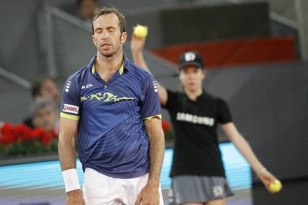 Radek Stepanek, Czech Republic, during Madrid Open Tennis 2016 match.May, 3, 2016.  (20160503358)