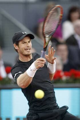 Andy Murray, Great Britain, during Madrid Open Tennis 2016 match.May, 3, 2016.  (20160503314)