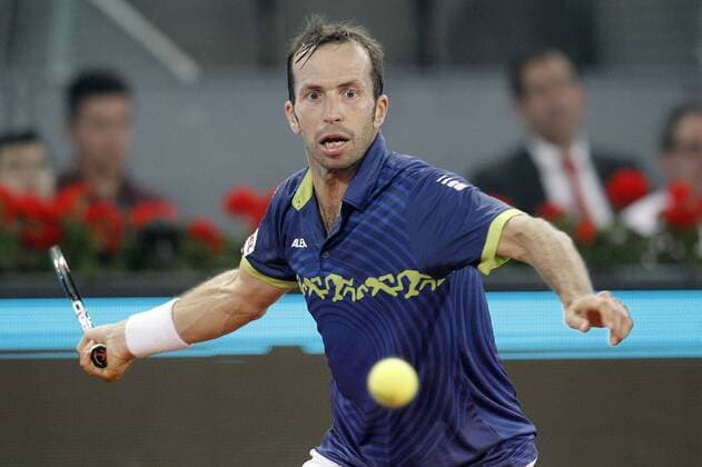 Radek Stepanek, Czech Republic, during Madrid Open Tennis 2016 match.May, 3, 2016.  (20160503340)