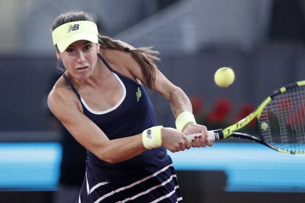 Soraya Cirstea, Roumania, during Madrid Open Tennis 2016 match.May, 3, 2016.  (20160503407)