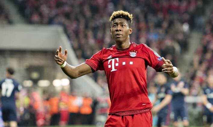 München, 03.05.2016, Allianz Arena David Alaba (FCB) FC Bayern München vs. Atletico Madrid mm