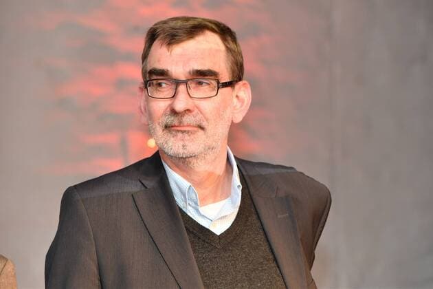 GER, 50 Jahre Handball Bundesliga, & Olympia Museum Zollhafen, Köln 03.05.2016, 50 Jahre Handball Bundesliga, Lohmeyer und Thiel treffen die Europameister, Lesung Altes vom Hexer , Koeln , GER, Sport & Olympia Museum (DSOM), Koeln Zollhafen, im Bild picture shows: Andreas Thiel ( 56 Jahre alt) genannt der Hexer war 7 mal Handballer des Jahres, erst mit 41 Jahren hat der das Tor der Nationalmannschaft verlassen, 256 Einsätze im Handball Nationaltor, 21 Jahre lang Torwart nordphotox xMeuter