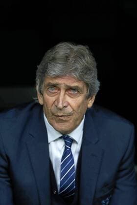 Fußball, CL, Real Madrid - Manchester City Second leg of the Champions League semifinals played between Real Madrid vs Manchester City. In this picture, Pellegrini. xCHEMAxREYx 