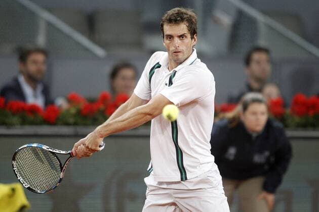 Albert Ramos-Vinolas, Spain, during Madrid Open Tennis 2016 match.May, 4, 2016.  (20160504396)