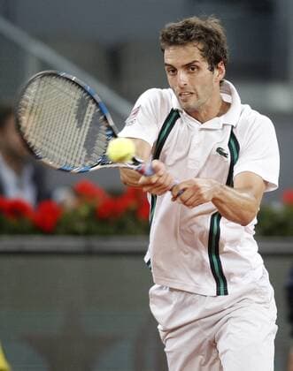 Albert Ramos-Vinolas, Spain, during Madrid Open Tennis 2016 match.May, 4, 2016.  (20160504397)