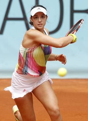 Louisa Chirico, USA, during Madrid Open Tennis 2016 match.May, 5, 2016.  (2016050564)