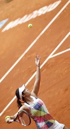 Louisa Chirico, USA, during Madrid Open Tennis 2016 match.May, 5, 2016.  (2016050593)
