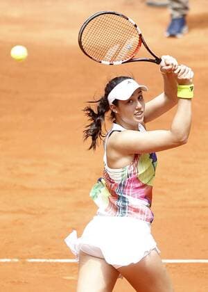 Louisa Chirico, USA, during Madrid Open Tennis 2016 match.May, 5, 2016.  (2016050577)