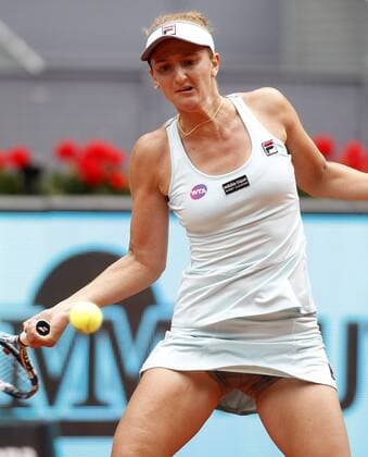 Irina-Camelia Begu, Roumania, during Madrid Open Tennis 2016 match.May, 5, 2016.  (20160505141)