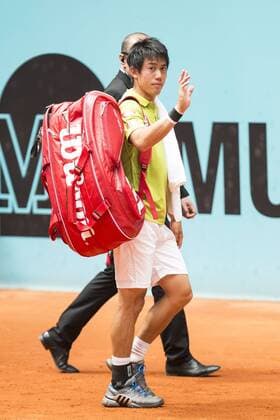 Japanese Kei Nishikori during Mutua Madrid Open Tennis 2016 in Madrid, May 05, 2016.  (20160505040)