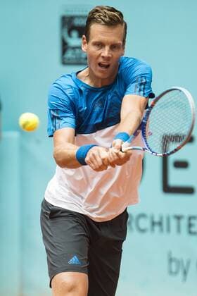 Czech Tomas Berdych during Mutua Madrid Open Tennis 2016 in Madrid, May 05, 2016.  (20160505023)