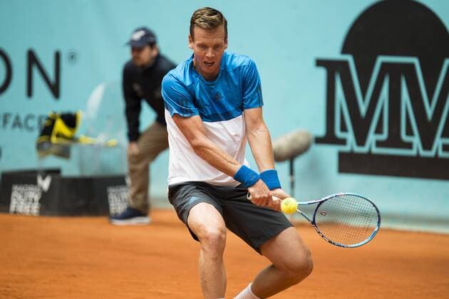 Czech Tomas Berdych during Mutua Madrid Open Tennis 2016 in Madrid, May 05, 2016.  (20160505038)