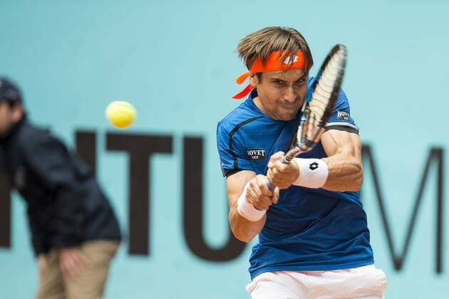 Spanish David Ferrer during Mutua Madrid Open Tennis 2016 in Madrid, May 05, 2016.  (20160505042)
