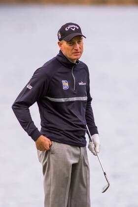 Golfer Jim Furyk during the PGA Golf Herren Wells Fargo Championship on Thursday, May 5, 2016 at Quail Hallow Country Club in Charlotte, NC. David Grooms CSM PGA 2016: Wells Fargo Championship MAR 5 - ZUMAc04_