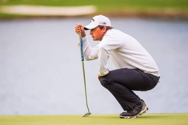 Golfer Brian Stuard during the PGA Golf Herren Wells Fargo Championship on Thursday, May 5, 2016 at Quail Hallow Country Club in Charlotte, NC. David Grooms CSM PGA 2016: Wells Fargo Championship MAR 5 - ZUMAc04_