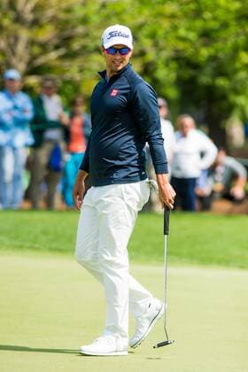 Golfer Adam Scott during the PGA Golf Herren Wells Fargo Championship on Thursday, May 5, 2016 at Quail Hallow Country Club in Charlotte, NC. David Grooms CSM PGA 2016: Wells Fargo Championship MAR 5 - ZUMAc04_