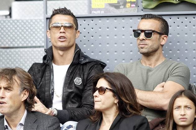 Real Madrid s player Cristiano Ronaldo during Madrid Open Tennis 2016 match.May, 6, 2016.  (20160506236)