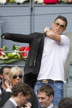 Cristiano Ronaldo beim Mutua Madrid Open 2016 Tennisturnier im Sportkomplex Caja Magica. Madrid, 06.05.2016  Foto:xDyDxFotografosx xFuturexImage