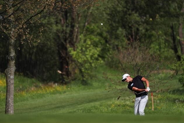 GOLF - Goesser Open 2016 MARIA LANKOWITZ,AUSTRIA,07.MAY.16 - GOLF - Alps Tour, Goesser Open, GC Erzherzog Johann. Image shows Robin Goger (AUT). GEPAxpictures xDanielxGoetzhaber