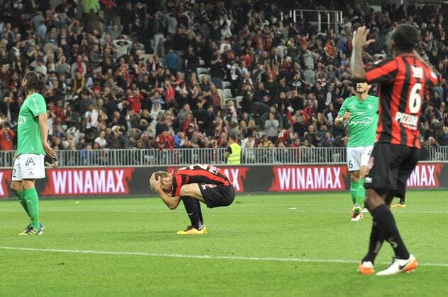 VALERE GERMAIN (nice) - Fussball Frankreich, Ligue 1, OGC Nice vs. AS Saint Etienne - 07 05 2016 FEP Panoramic 