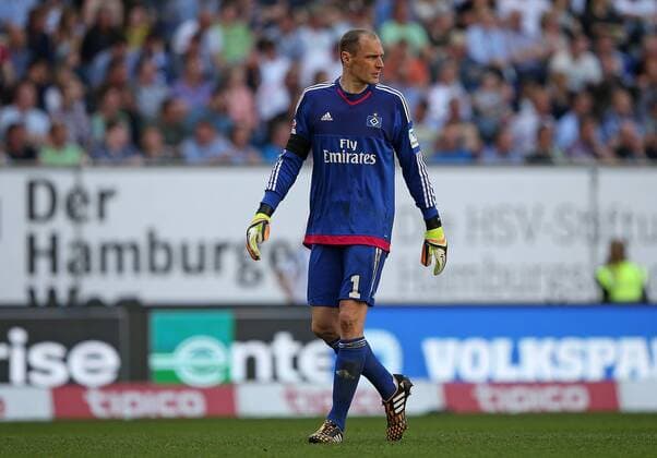 07.05.2016, Fussball 1.Bundesliga 2015 2016, 33.Spieltag, Hamburger SV - VfL Wolfsburg, im Volksparkstadion Hamburg. Torwart Jaroslav Drobny (Hamburg) 