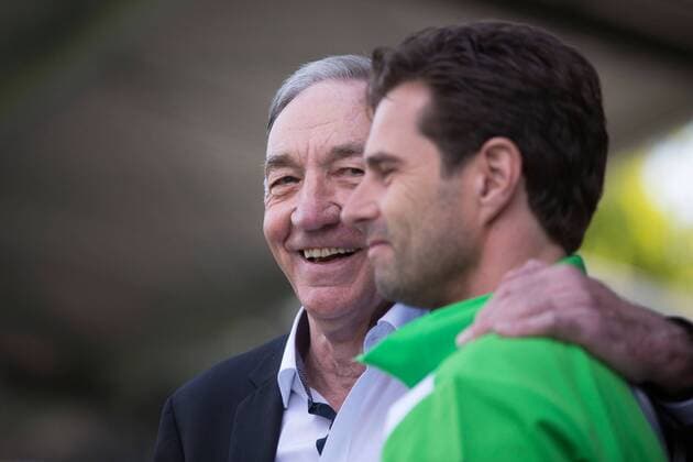 08.05.2016, xfrx, Fussball 1.Bundesliga Damen, Turbine Potsdam - VfL Wolfsburg, emspor v.l. Bernd Schroeder Trainer (1.FFC Turbine Potsdam),Trainer Ralf Kellermann (VfL Wolfsburg) Potsdam