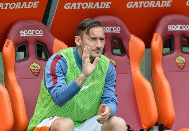 Fußball, Letztes Heimspiel von AS Roms Francesco Totti May 8, 2016 - Rome, Italy - Francesco Totti during the Italian Serie A football match between A.S. Roma and A.C. Chievo Verona at the Olympic Stadium in Rome, on may 08, 2016. AS Roma v AC Chievo Verona - Serie A  - ZUMAn230