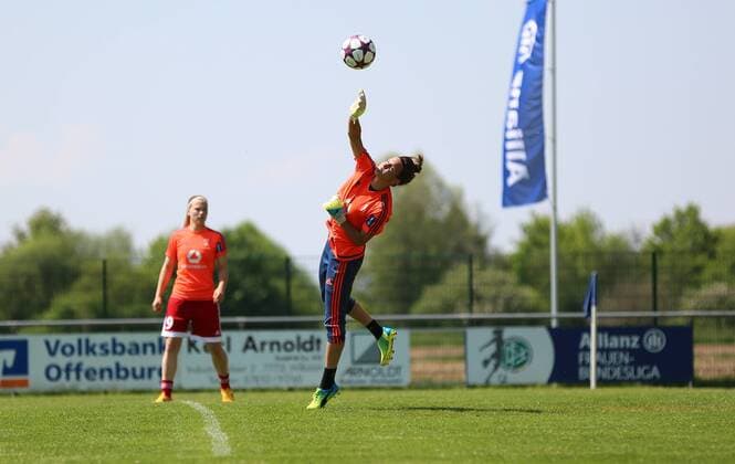 08.05.2016 xcex Deutschland, Willstätt, Fussball, Frauenfussball Allianz Frauen-Bundesliga Saison 2015 2016 SC Sand gegen 1. FFC Frankfurt Desirée Schumann (Frankfurt)