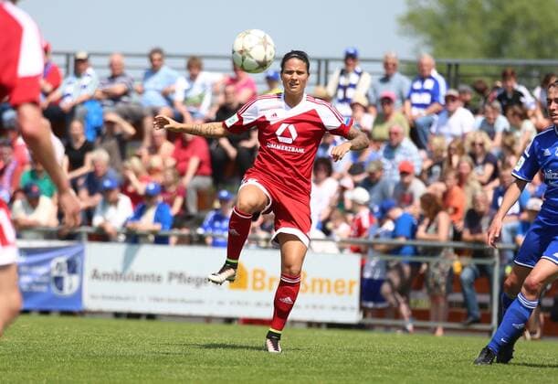 08.05.2016 xcex Deutschland, Willstätt, Fussball, Frauenfussball Allianz Frauen-Bundesliga Saison 2015 2016 SC Sand gegen 1. FFC Frankfurt Dzsenifer Marozsan (Frankfurt)