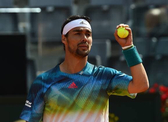 09.05.2016. Rome, Italy. Fabio Fognini in action during his match against Guillermo Garcia at the Lopez at the Internazionali BNL d Italia 2016 on May 09, 2016 in Rome, Italy. xSilviaxLorex  ActionPlus11735138