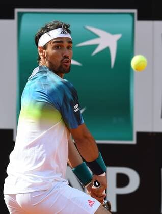 09.05.2016. Rome, Italy. Fabio Fognini in action during his match against Guillermo Garcia at the Lopez at the Internazionali BNL d Italia 2016 on May 09, 2016 in Rome, Italy. xSilviaxLorex  ActionPlus11735141