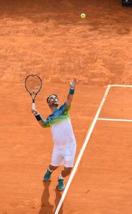 09.05.2016. Rome, Italy. Fabio Fognini in action during his match against Guillermo Garcia at the Lopez at the Internazionali BNL d Italia 2016 on May 09, 2016 in Rome, Italy. xSilviaxLorex  ActionPlus11735145