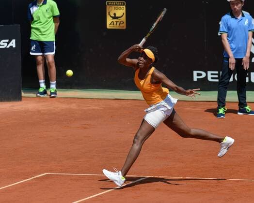May 9, 2016 - Rome, Italy - Venus Williams in action during her match - Internazionali BNL d Italia 2016 on May 09, 2016 in Rome, Italy. Internazionali BNL d Italia 2016 - Day 1  - ZUMAn230