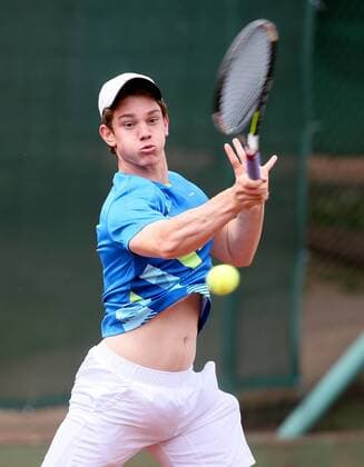 TENNIS - International Spring Bowl MOEDLING,AUSTRIA,10.MAY.16 - TENNIS - International Spring Bowl. Image shows Jakob Eichhorn (AUT). GEPAxpictures xMarioxKneisl