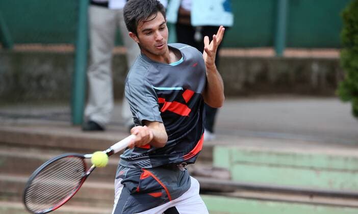 TENNIS - International Spring Bowl MOEDLING,AUSTRIA,10.MAY.16 - TENNIS - International Spring Bowl. Image shows Alexandros Skorilas (GRE). GEPAxpictures xMarioxKneisl