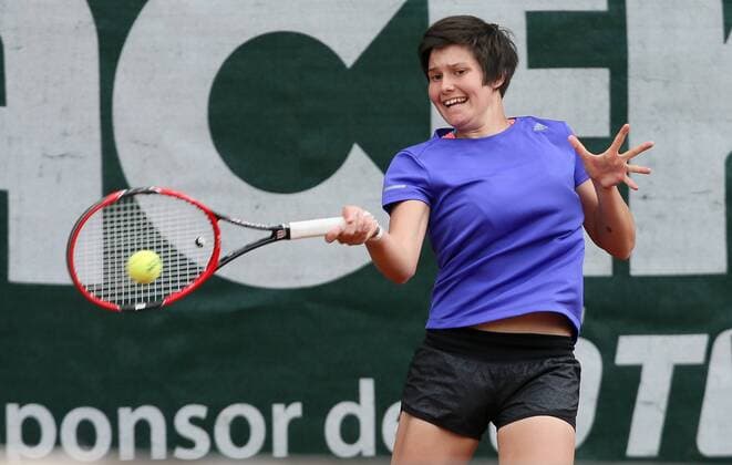 TENNIS - International Spring Bowl MOEDLING,AUSTRIA,10.MAY.16 - TENNIS - International Spring Bowl. Image shows Veronika Bokor (AUT). GEPAxpictures xMarioxKneisl