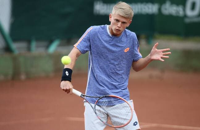 TENNIS - International Spring Bowl MOEDLING,AUSTRIA,10.MAY.16 - TENNIS - International Spring Bowl. Image shows Marvin Moeller (GER). GEPAxpictures xMarioxKneisl